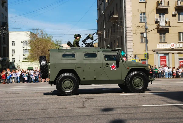 Celebración del Día de la Victoria en la Gran Guerra Patria en Moscú. Desfile . —  Fotos de Stock