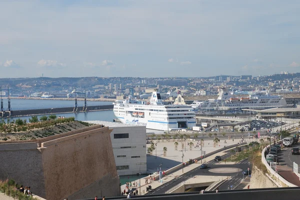 View of the old port in Marseille — Stock Photo, Image