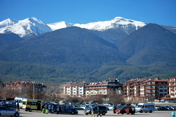 Mountain view alt ve dağ todorka tarihinde Bulgaristan bansko Kayak Merkezi