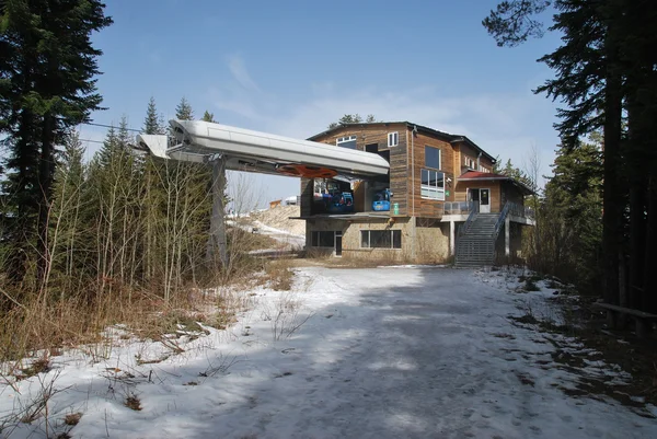 Stanice lanovky ve městě Bansko — Stock fotografie