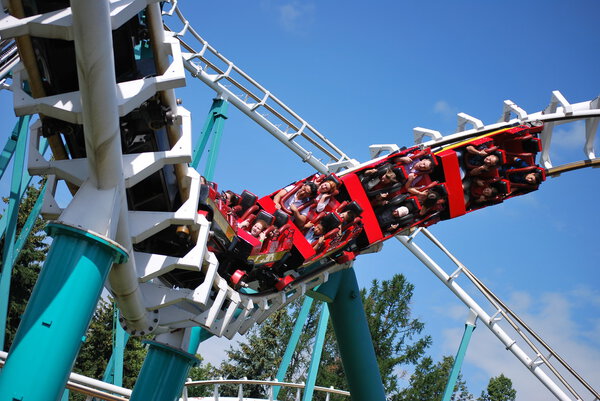 Varied entertainment extremes in St. Petersburg amusement park "Divo Ostrov"