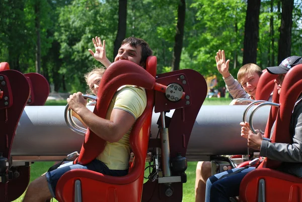 In the amusement park "Divo Ostrov" in St. Petersburg. — Stock Photo, Image