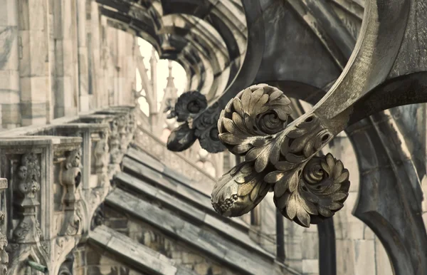 Catedral en la ciudad de Milán —  Fotos de Stock