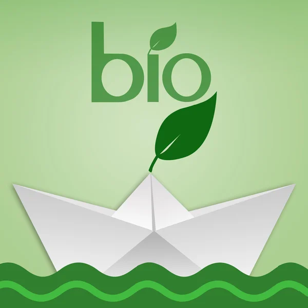 Biologický symbol pro životní prostředí — Stock fotografie