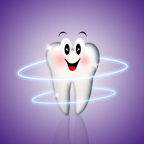 Зуб для стоматологической помощи — стоковое фото