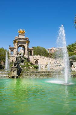 Barcelona'da Parc de la ciutadella