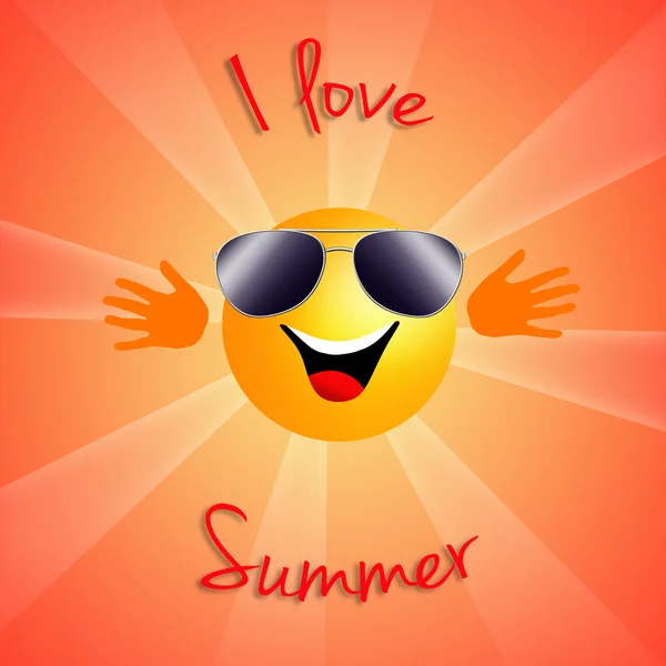 Ik hou van zomer — Stockfoto