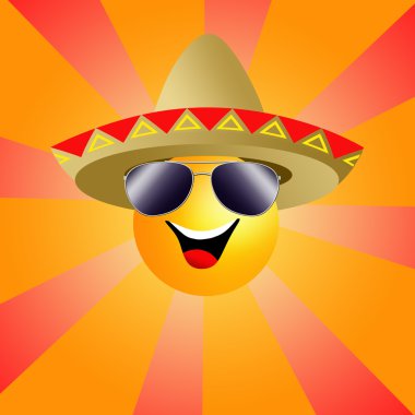 fötr şapka ile güneş