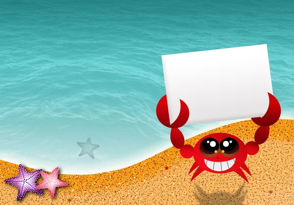 Crab On The Beach — Stock Photo, Image