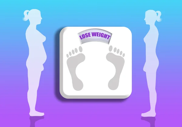 Gewicht verlieren — Stockfoto