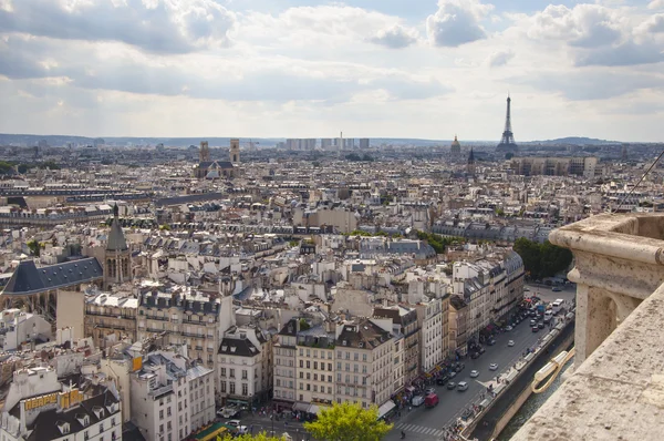 Paris från notre dame-katedralen — Stockfoto