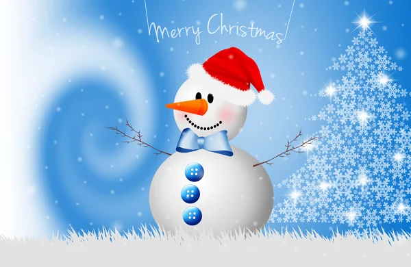 Snowman for Christmas — Stock Photo, Image