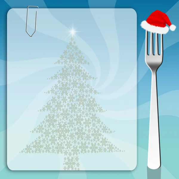 Menu de Natal — Fotografia de Stock