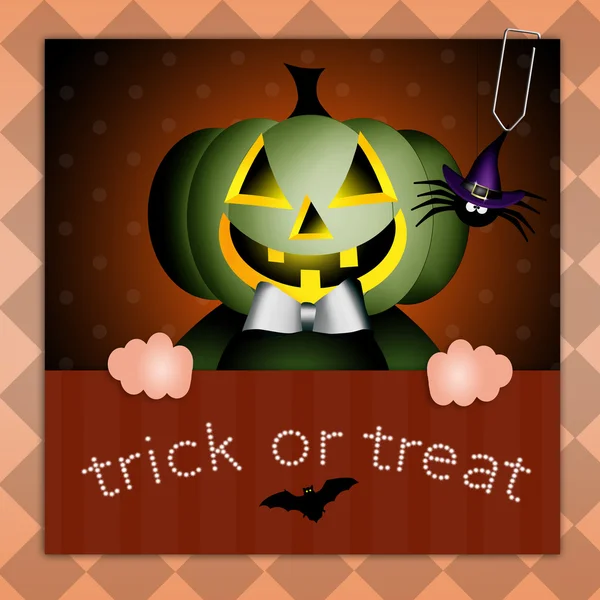 Trick oder Leckerbissen zu Halloween — Stockfoto