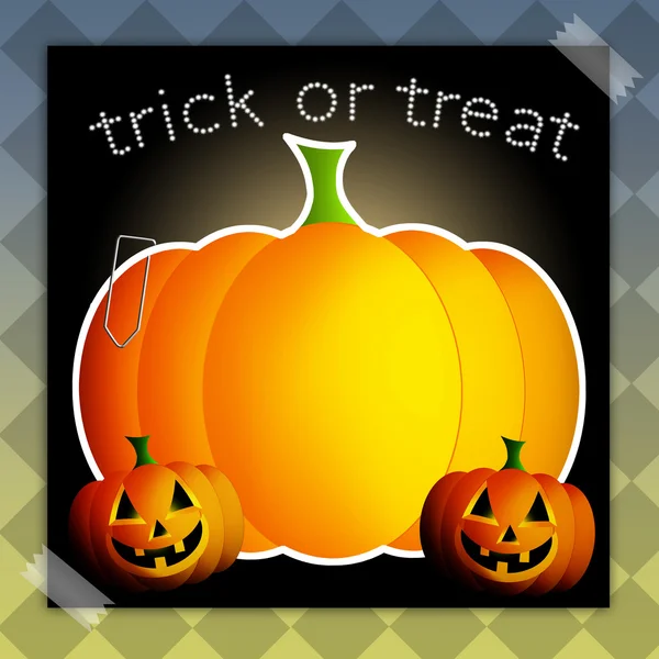 Trick or treat för happy halloween — Stockfoto