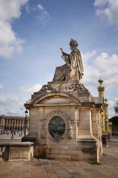 Площадь Согласия в Париже — стоковое фото