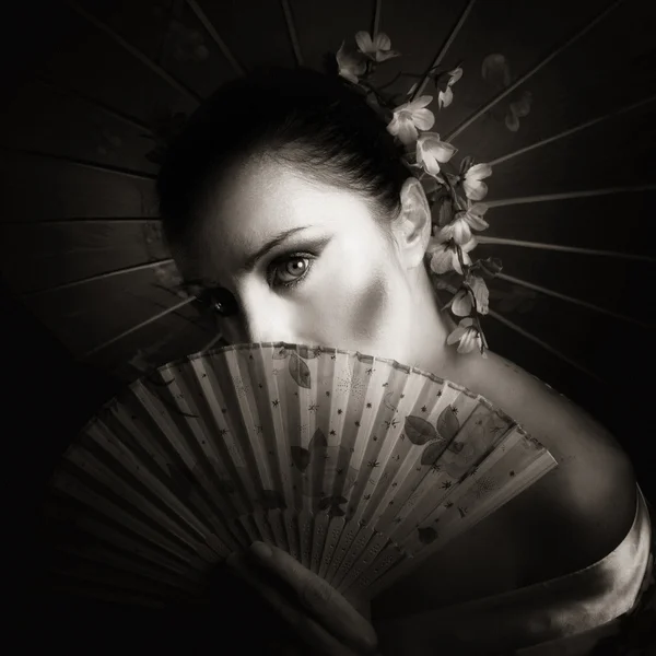 Geisha japonesa —  Fotos de Stock