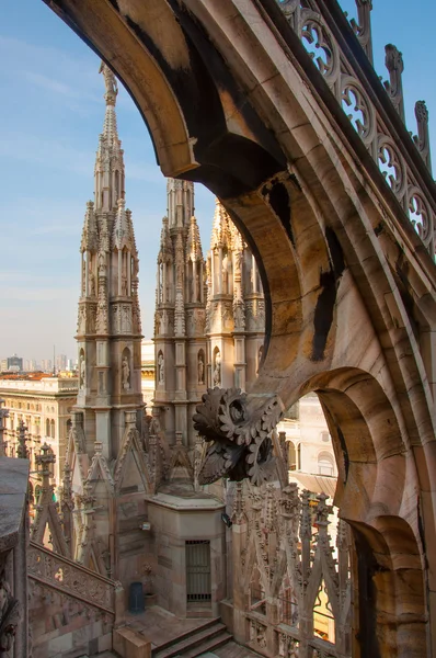 Vista de la Catedral de Milán — Foto de Stock