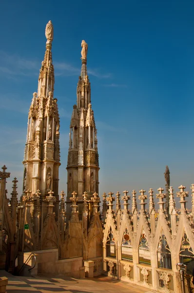 Utsikt över Milano-katedralen — Stockfoto