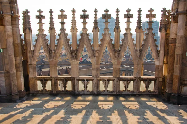 Duomo milan ayrıntı — Stok fotoğraf