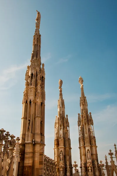 Pohled na milánské katedrály — Stock fotografie