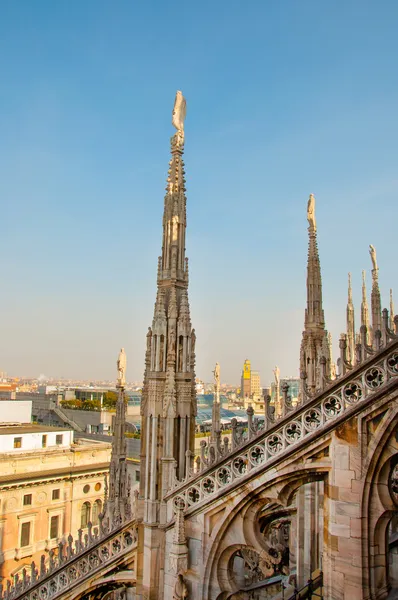Vista de la Catedral de Milán — Foto de Stock