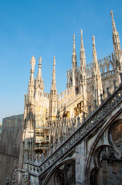Pohled na milánské katedrály — Stock fotografie
