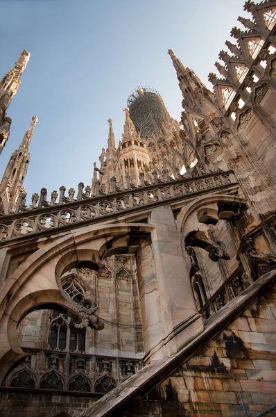 Vista de la Catedral de Milán — Foto de Stock