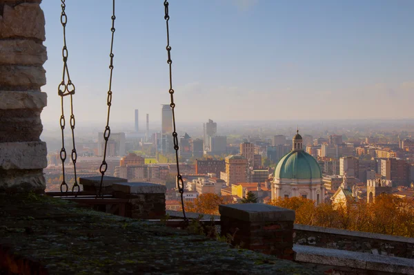 Castelo de Brescia na Itália — Fotografia de Stock