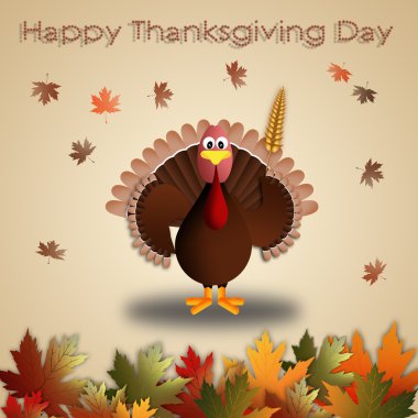 Şükran günü kartı