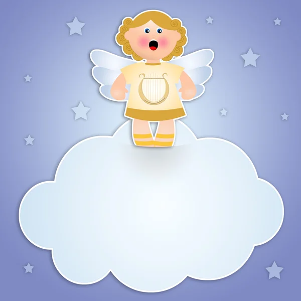 Angel of cloud — Stock Photo, Image