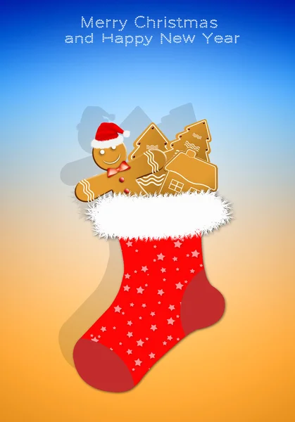 Speculaaspop biscuit voor Kerstmis — Stockfoto