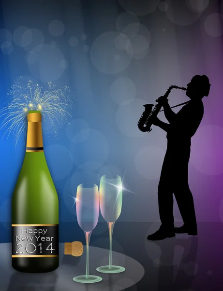 Party for celebrating the New Year — Stock Photo, Image