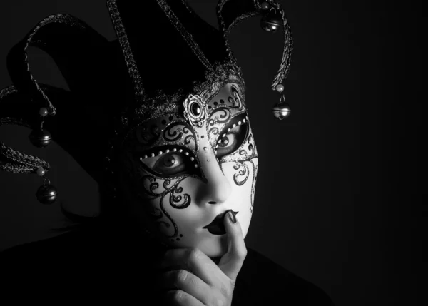 Jester μάσκα — Φωτογραφία Αρχείου