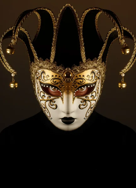 Portret van jester masker — Stockfoto