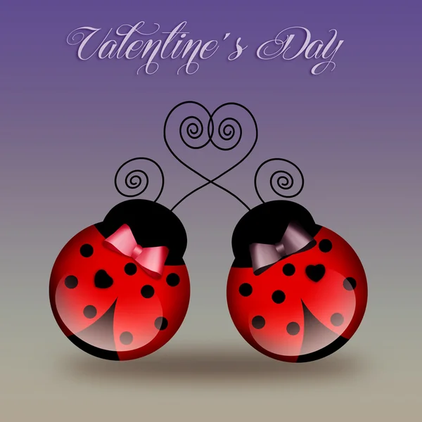 Ladybug in love — Stock Photo, Image