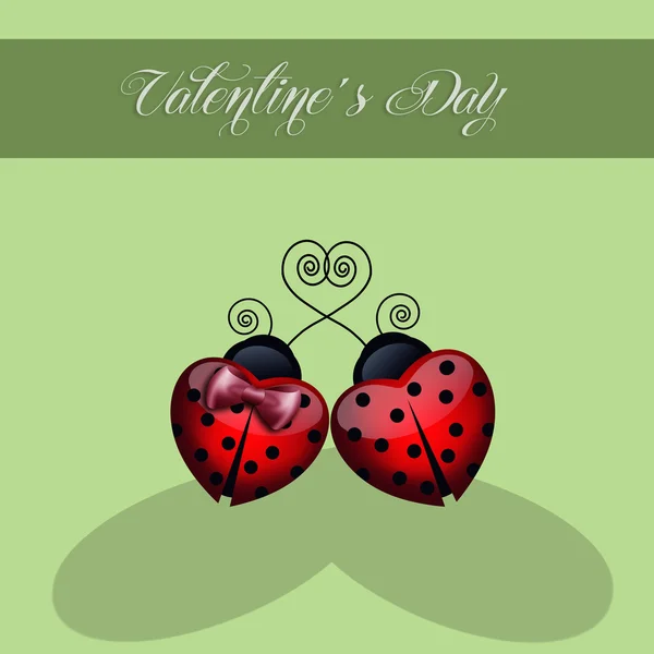 Ladybugs in love — Stock Photo, Image