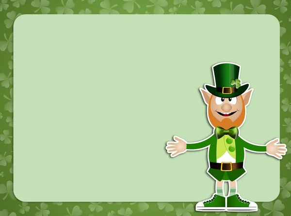 Man i St patrick's day — Stockfoto