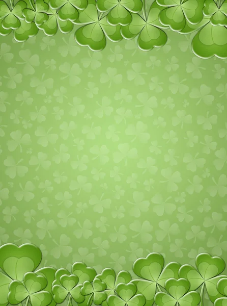 Clovers background — Stock Photo, Image