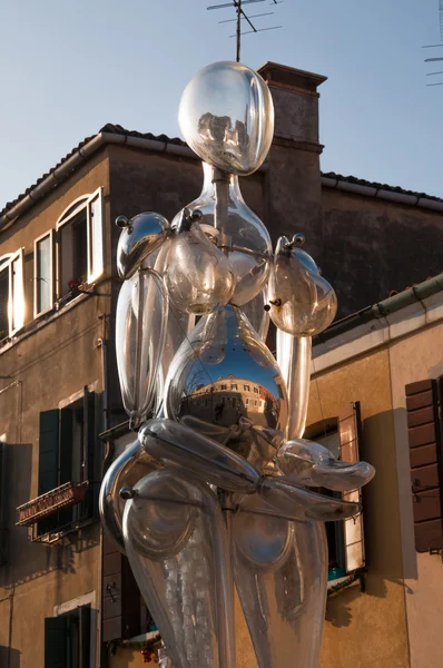 Escultura de vidrio en Murano — Foto de Stock
