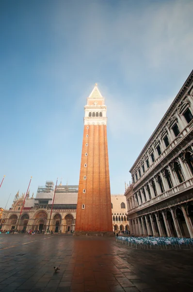 The bell tower of San Marco in Venice city — Stock Photo, Image