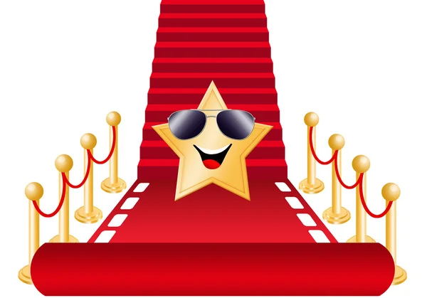 Star on Red carpet for Oscars award — Stock Photo, Image