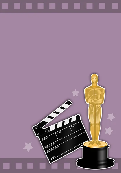 Oscars Award Illustration — Stock Photo, Image