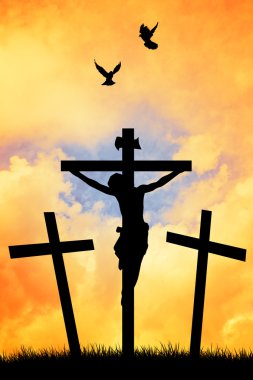 gün batımında çarmıha germe