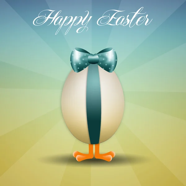 Chick in egg for Happy Easter — Stock Photo, Image