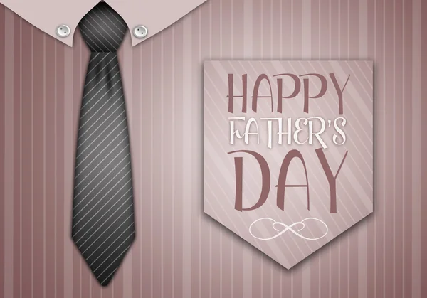 Shirt with tie for Father's Day — Stock Photo, Image