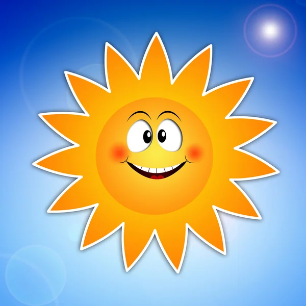 Funny Sun For Summer Time — Stock Photo, Image