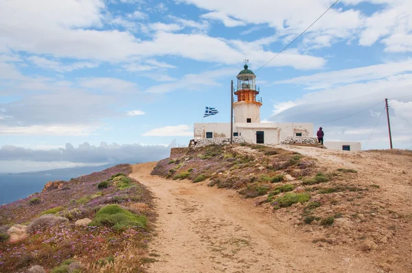 Fanari fyr i mykonos — Stockfoto