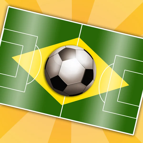 Soccer world cup in Brazil — Stock Photo, Image