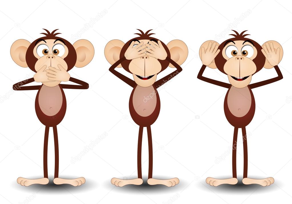 The three wise monkeys Stock Photo by ©sognolucido 48348669 The three wise monkeys Stock Photo by ©sognolucido 48348669